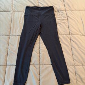 Athleta Navy Elation 7/8 High Rise Leggings